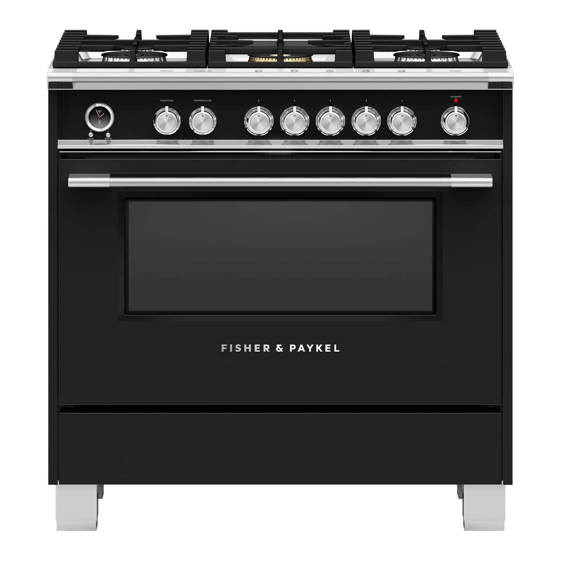 Fisher & Paykel 36-inch Freestanding Dual-Fuel Range with Aero Pastry? OR36SCG6B1