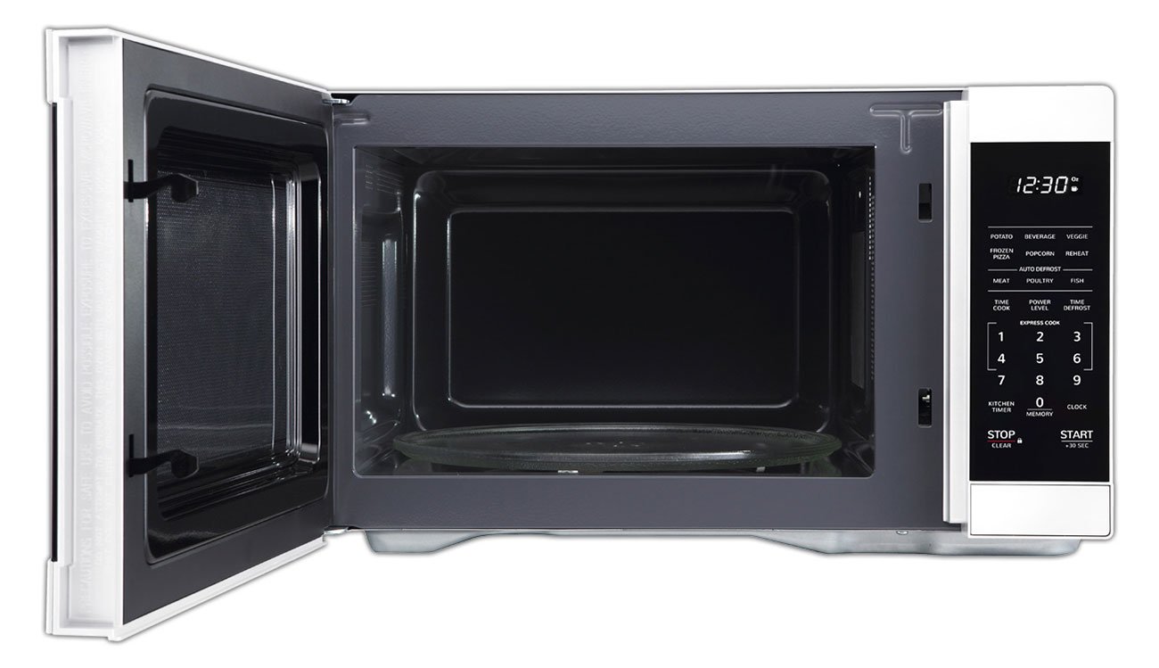 Sharp 1.1 Cu. Ft. White Countertop Microwave Oven