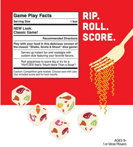 USAopoly USO YZ136 728 C Cup Noodles Yahtzee Dice ...