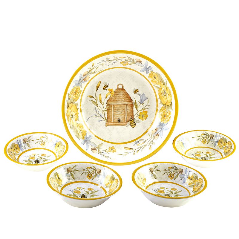 Certified International Bee Sweet 5-pc. Salad Serving Set