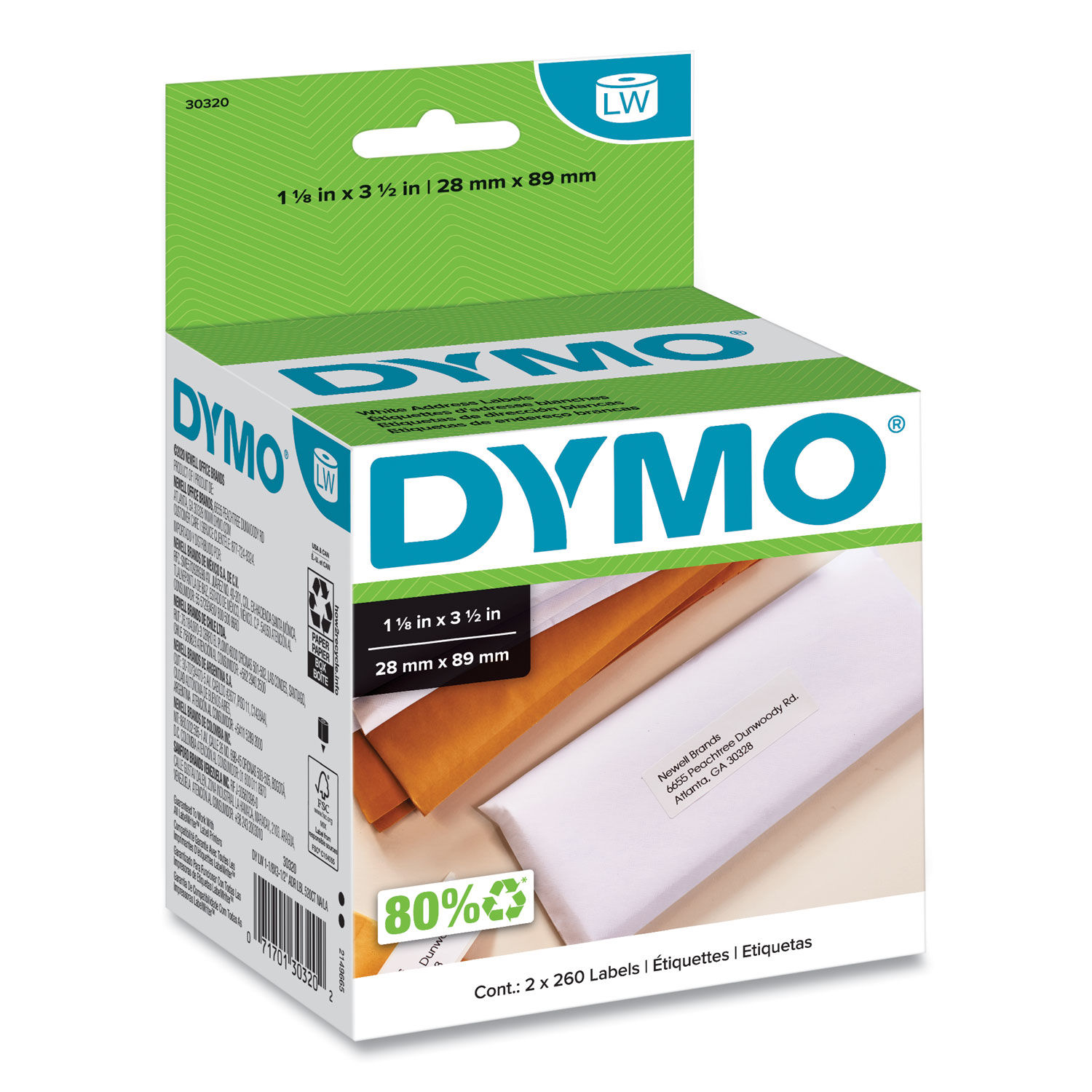 LabelWriter Address Labels by DYMOandreg; DYM30320