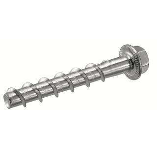 Hilti 34 in. x 8 in. Kwik Hus-EZ Concrete and Masonry Screw Anchor (10-Piece) 418086