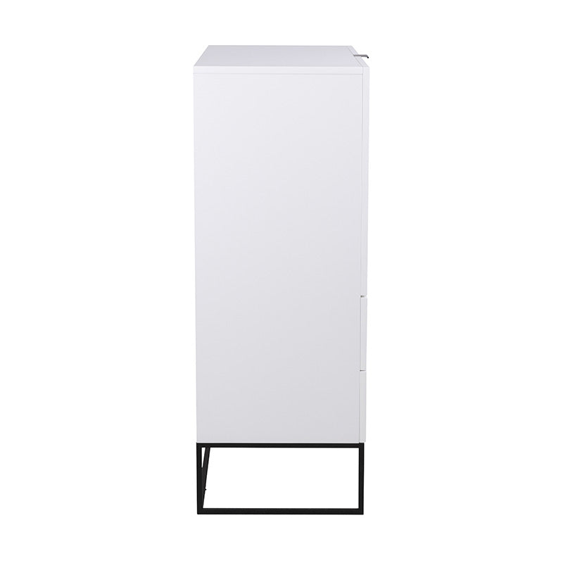 SVANA Tall Sideboard 100cm - White