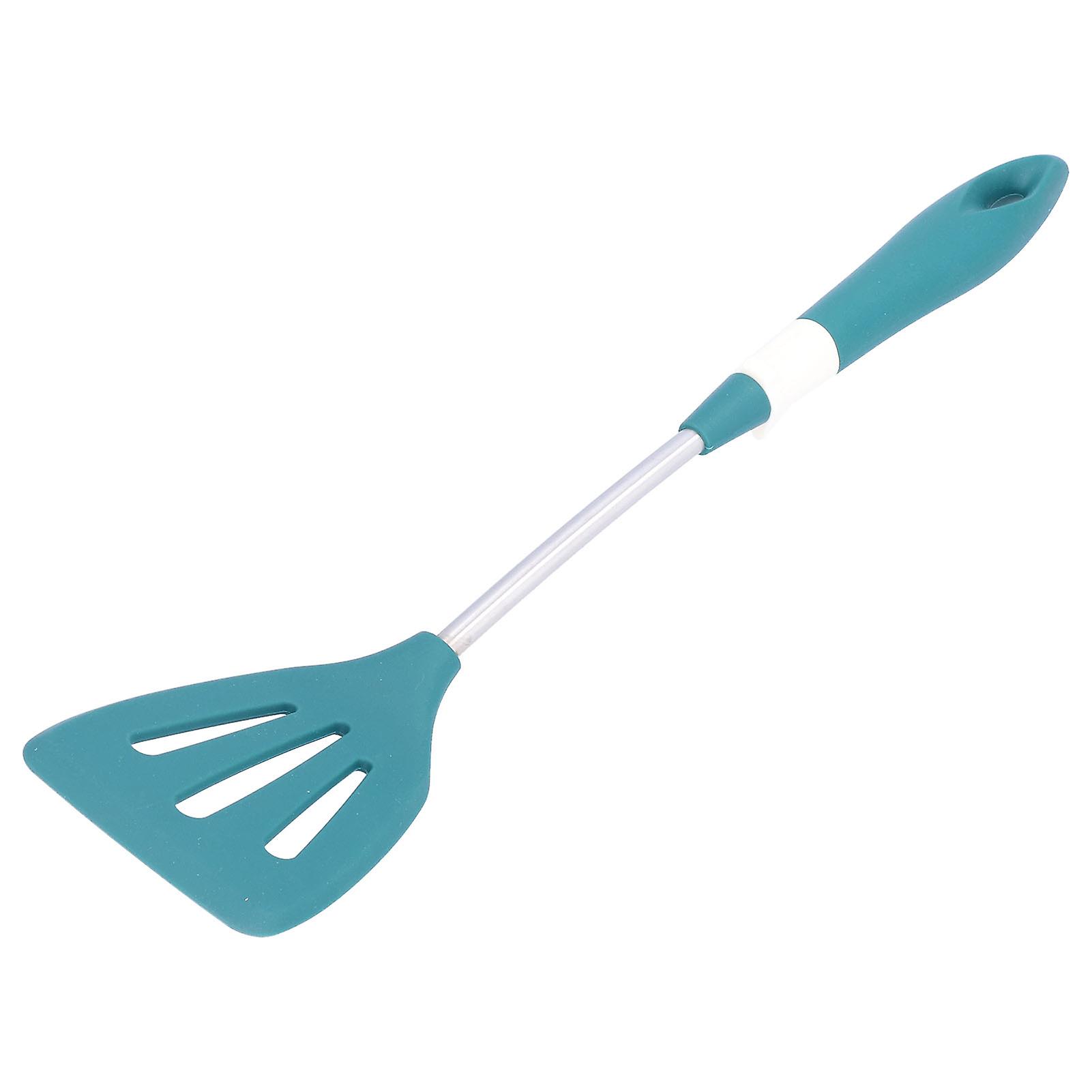 Silicone Cooking Utensils Silicone Stainless Steel Heat Insulation Anti Scalding Comfortable Grip Cooking UtensilsHollow Shovel