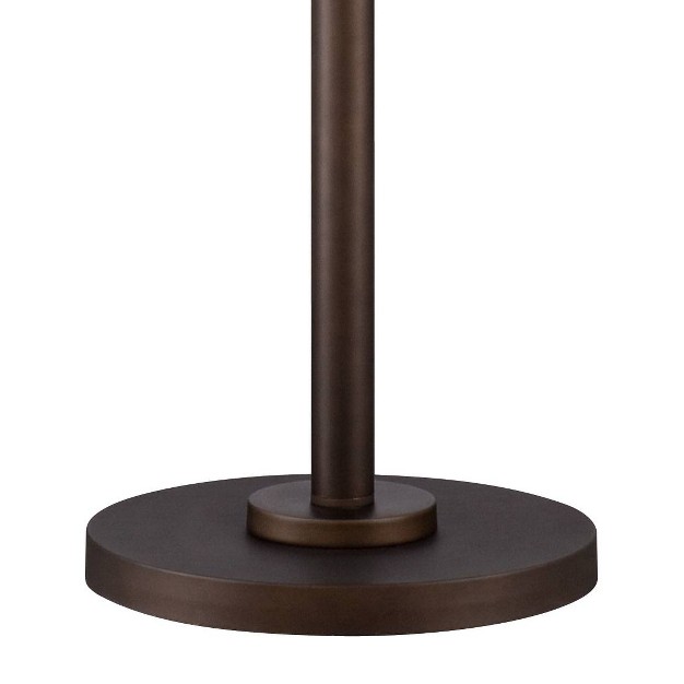 Tall Oil Rubbed Bronze Led Frosted Glass Shade For Living Room