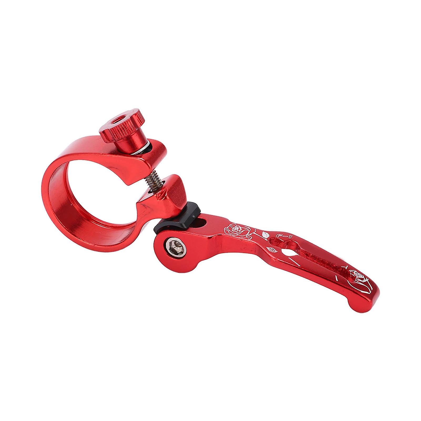 Viaron Bicycle Quick Release Seatpost Clamp Aluminum Alloy 34.9mm Seat Clamp For Mtb Bike Road Bike Casual Bikered