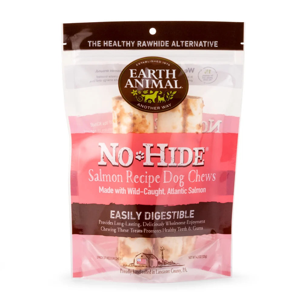 No-Hide Salmon Dog Chews;