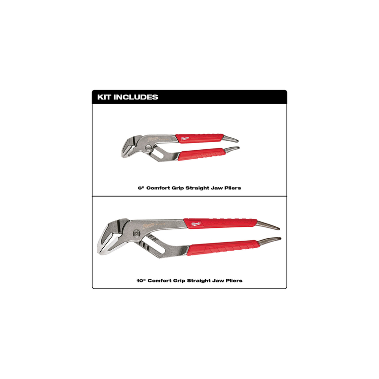 MW Ream \u0026 Punch 2 pc Forged Alloy Steel Straight Jaw Pliers Set