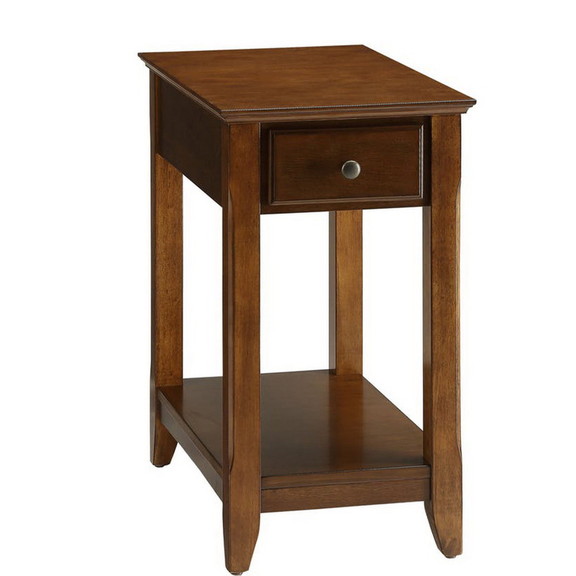 Benzara BM157301 Smart Looking Side Table  Walnut ...