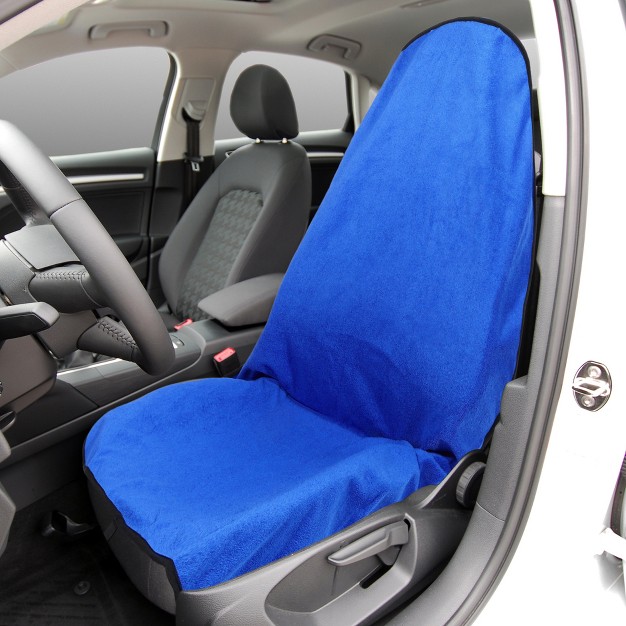 Unique Bargains Universal Anti slip Seat Protector Pad Car Seat Cover Blue 1 Pc