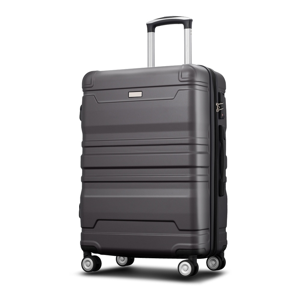 Luggage Sets Expandable ABS 3pcs Luggage Sets Hardside Suitcase Sets Spinner Suitcase with TSA Lock (20''24''28'')