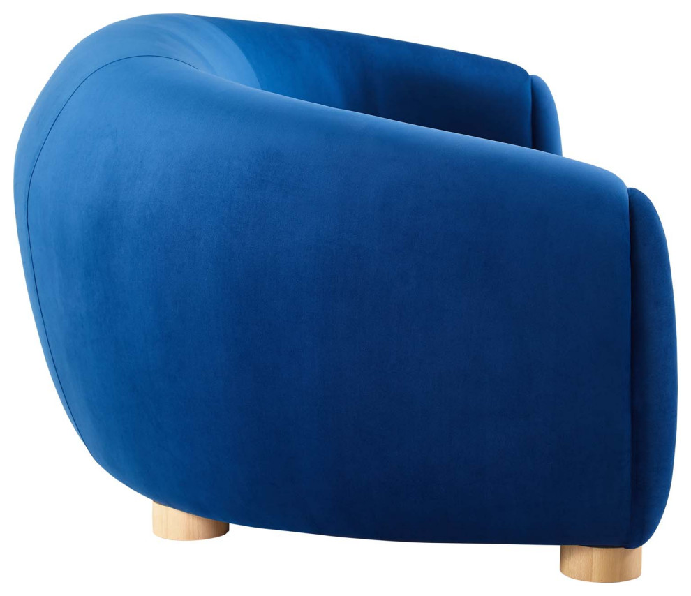 Abundant Performance Velvet Sofa   Contemporary   Sofas   by GwG Outlet  Houzz