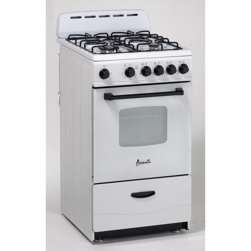 Avanti 20in Freestanding Gas Range GR2011CW