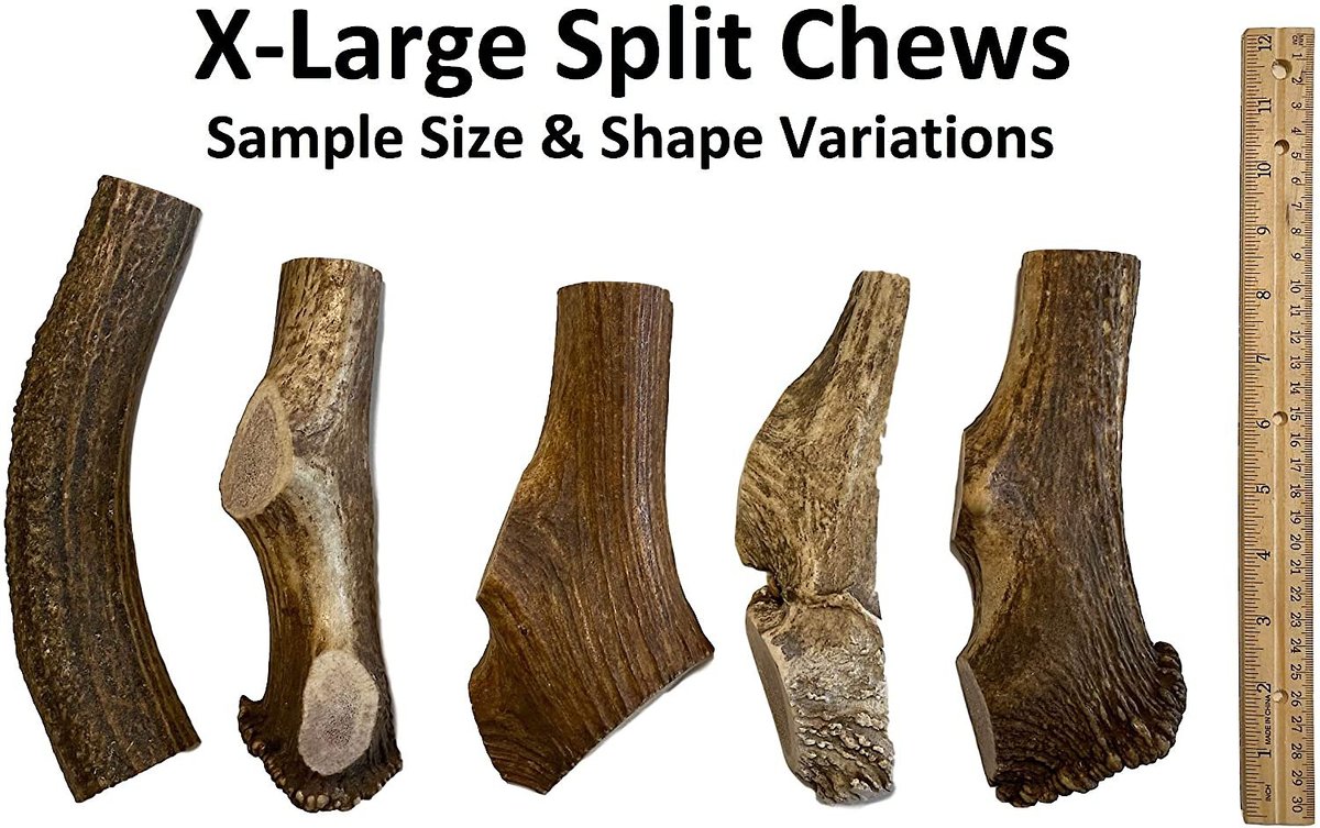 K9warehouse Elk Antlers X-Large Split Dog Chew Treat