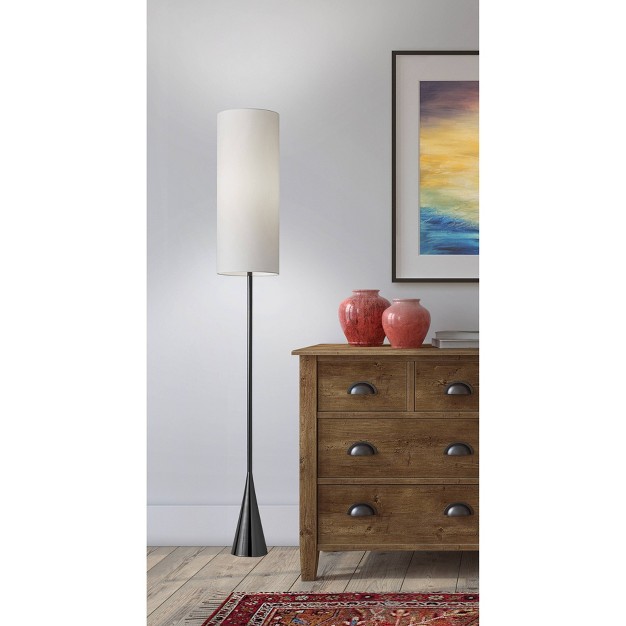 Bella Floor Lamp Black Nickel Adesso