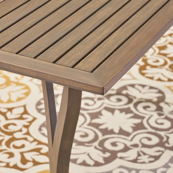 Hermosa Outdoor Acacia Wood Rectangle Dining Table (ONLY) by Christopher Knight Home