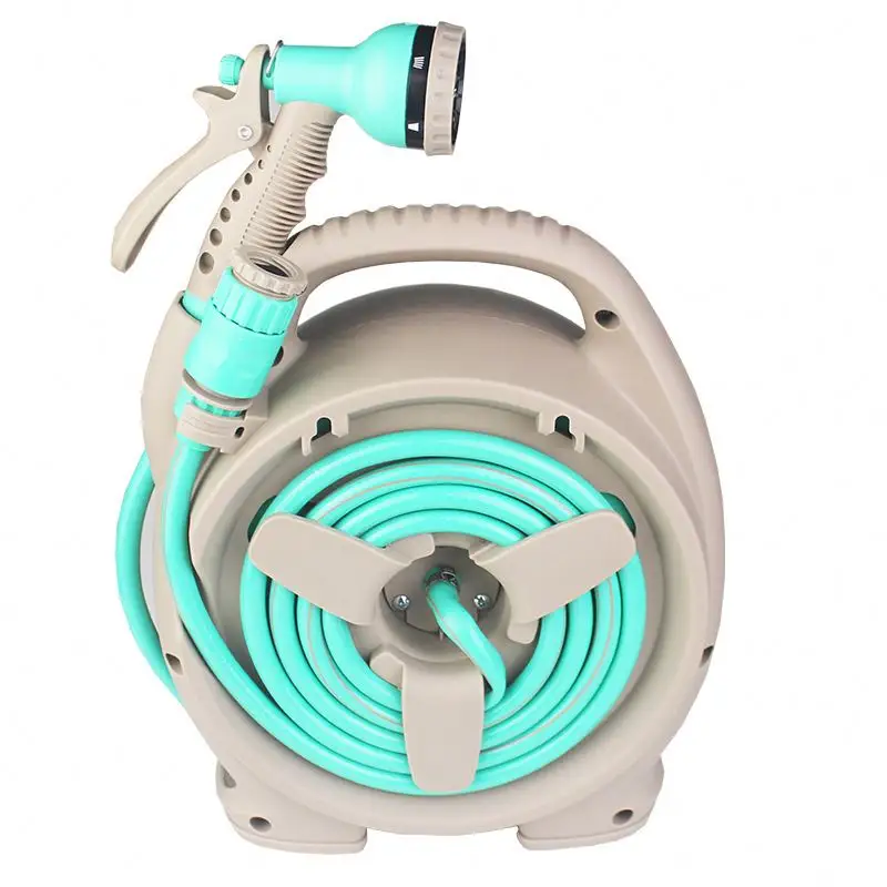 New Design Innovative Garden  Irrigation With 30M 100Ft Pvc Materials Supply Automatic Water Hose Reel Garden Hose Reels/