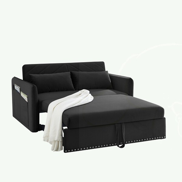 3-in-1 adjustable sleeper with pull-out bed