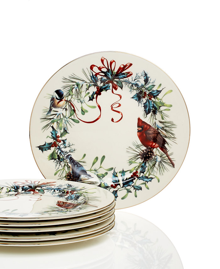 Lenox Winter Greetings Salad Plate Set Buy 3 Get 6