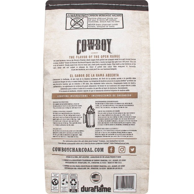 Cowboy 14lb Hardwood Briquets