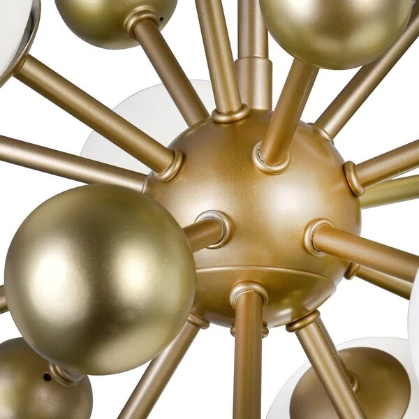 Element 11 Light Chandelier With Sun Gold Finish - Sun Gold