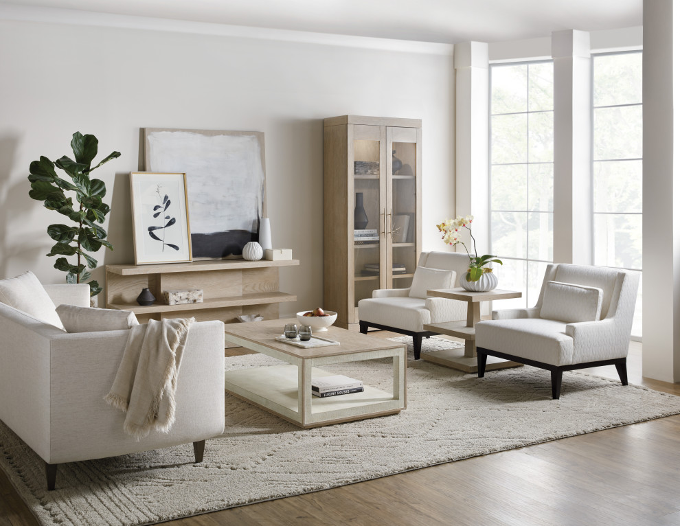 Cascade Rectangle Cocktail Table   Farmhouse   Coffee Tables   by Hooker Furniture  Houzz