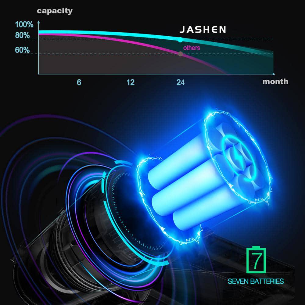 JASHEN V18 Cordless Stick Vacuum Cleaner Lightweight 4 in 1 for Multifloor