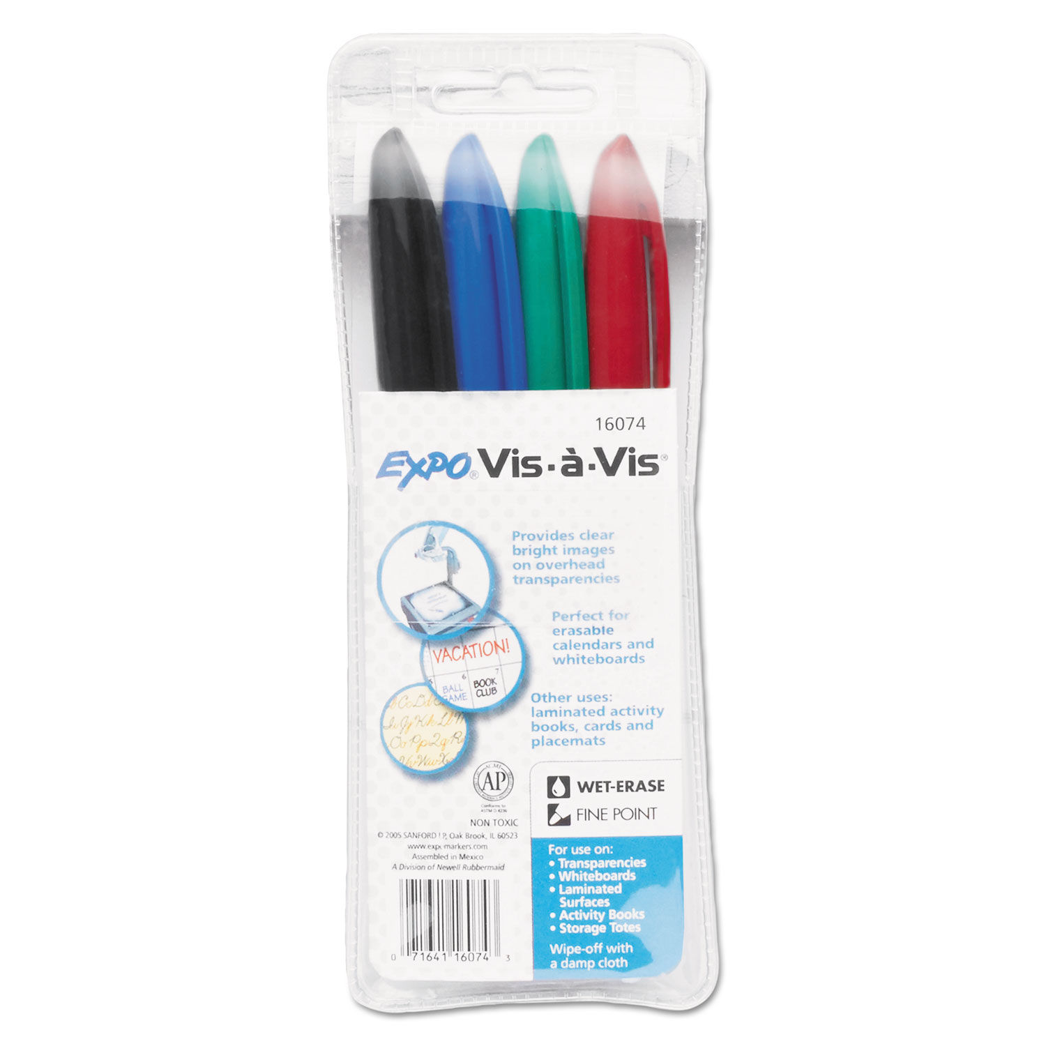 Vis-a-Vis Wet Erase Marker by EXPOandreg; SAN2134341