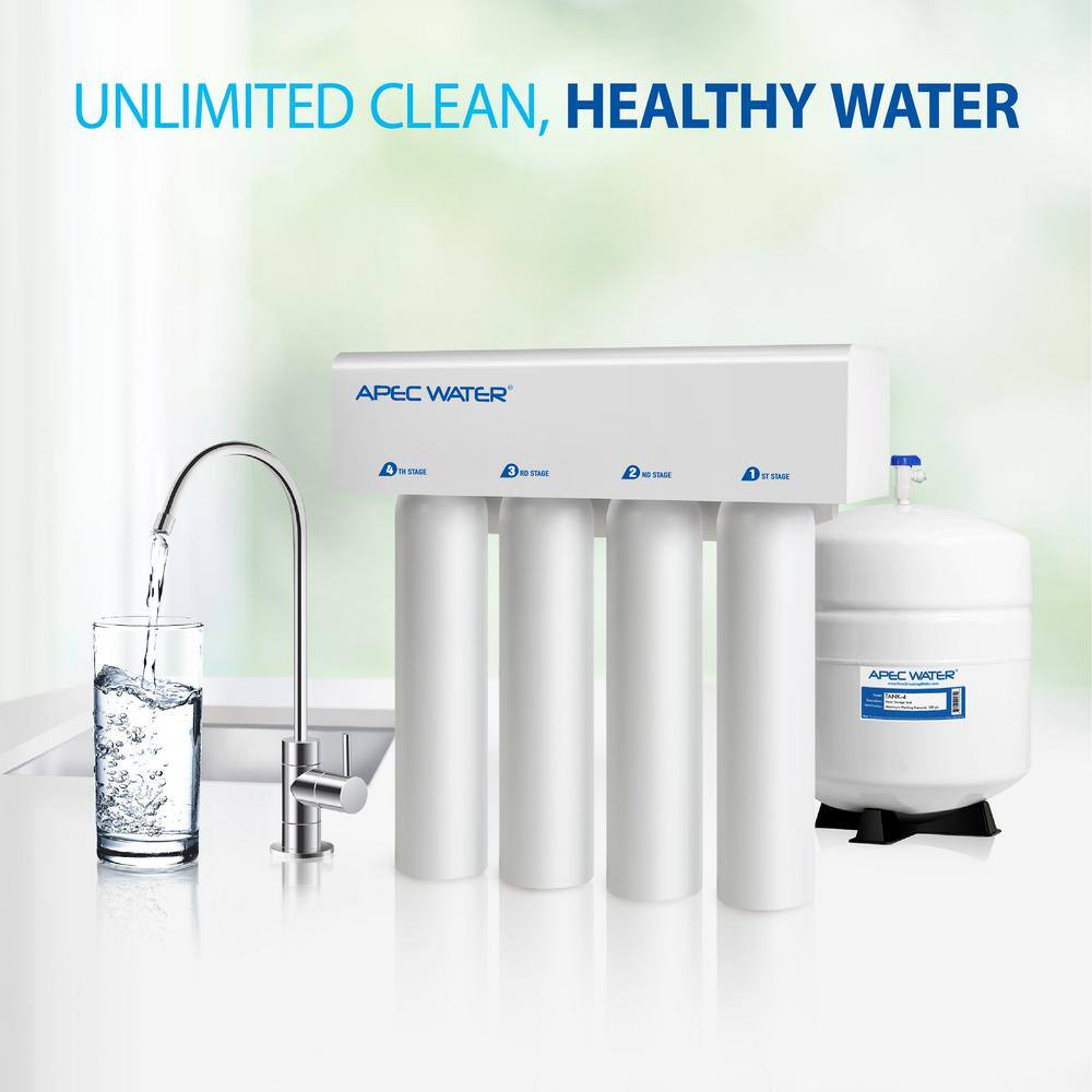 APEC Water Systems Supreme 75 GPD Under-Sink Quick Change Twist Filter Reverse Osmosis Drinking Water Filtration System RO-TWIST