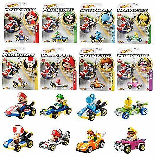 2-Pack Hot Wheels Mario Kart Racers Unsorted 1:64 Cars Metal