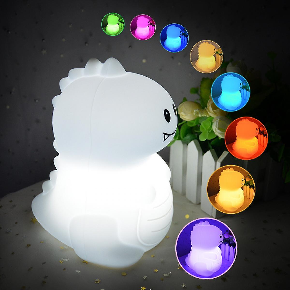 Night Lights For Kids - Animal Silicone Lamps With Touch Sensor And Remote Control -portable Color Changing Glow Soft Cute Infant Toddler Gift