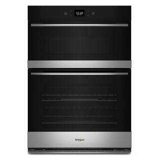 Whirlpool 30 in. Electric Wall Oven  Microwave Combo in. Fingerprint Resistant Stainless Steel with Convection and Air Fry WOEC5930LZ