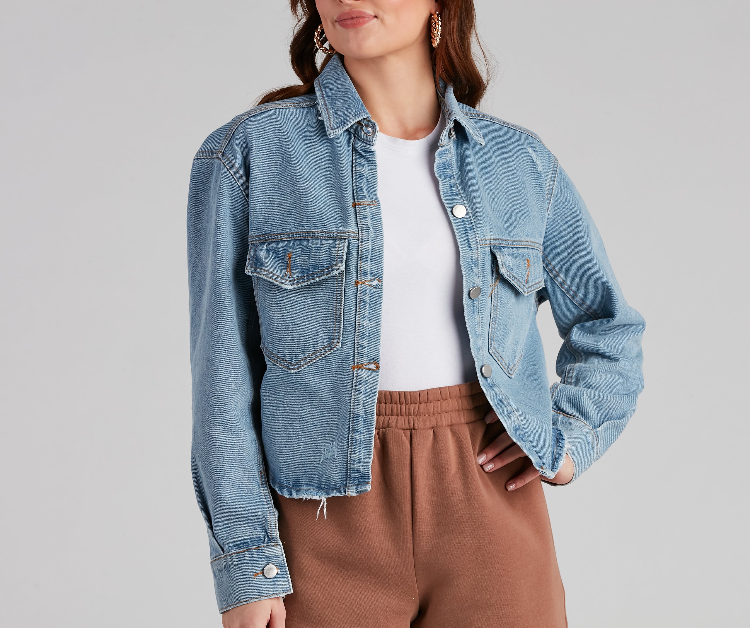 Denim Daze Distressed Jacket