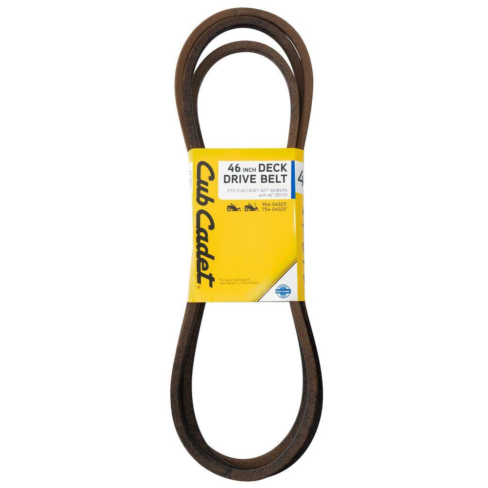 Cub Cadet Original Equipment Deck Drive Belt for Select 46 in. Zero Turn Lawn Mowers OE# 954-04325 490-501-C068