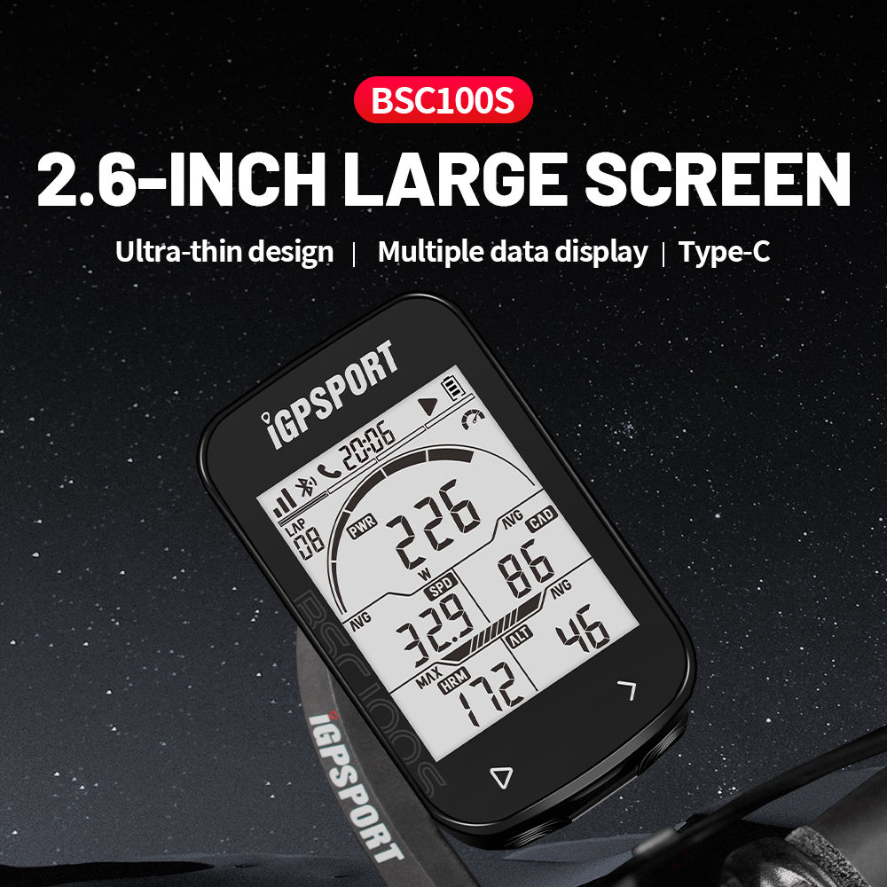 iGPSPORT BSC100S IGS Cycle Computer Speedometer Outdoor Riding Sensor MTB Road Bike Accessories ANT+ GPS Speed Cadence Strava