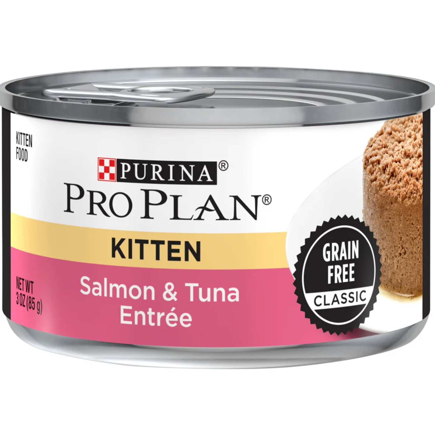 Purina Pro Plan Wet Kitten Food Flaked Salmon and Tuna Entree - (24) 3 oz. Pull-Top Cans