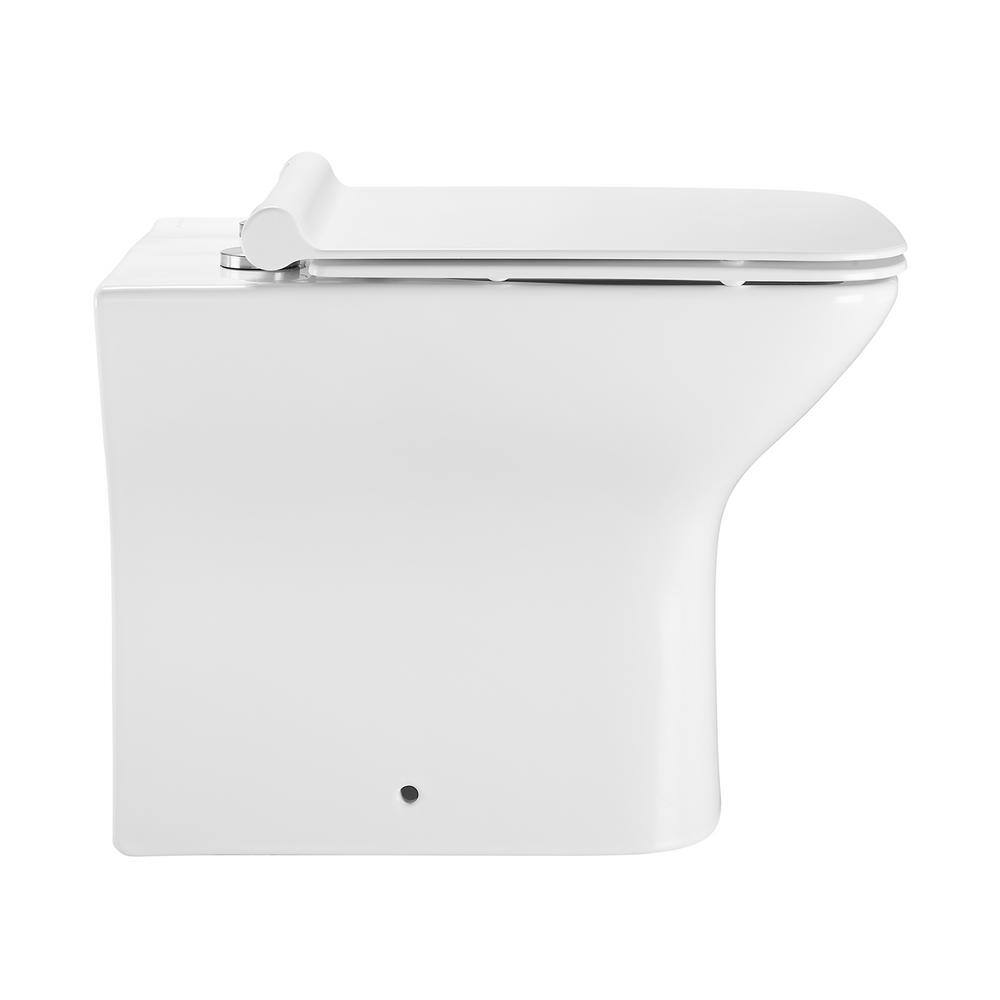 Swiss Madison Carre Back-To-Wall Square Toilet Bowl SM-WT530