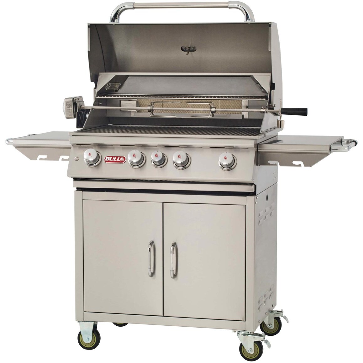 Bull Angus 30-Inch 4-Burner Propane Gas Grill W/ Rotisserie