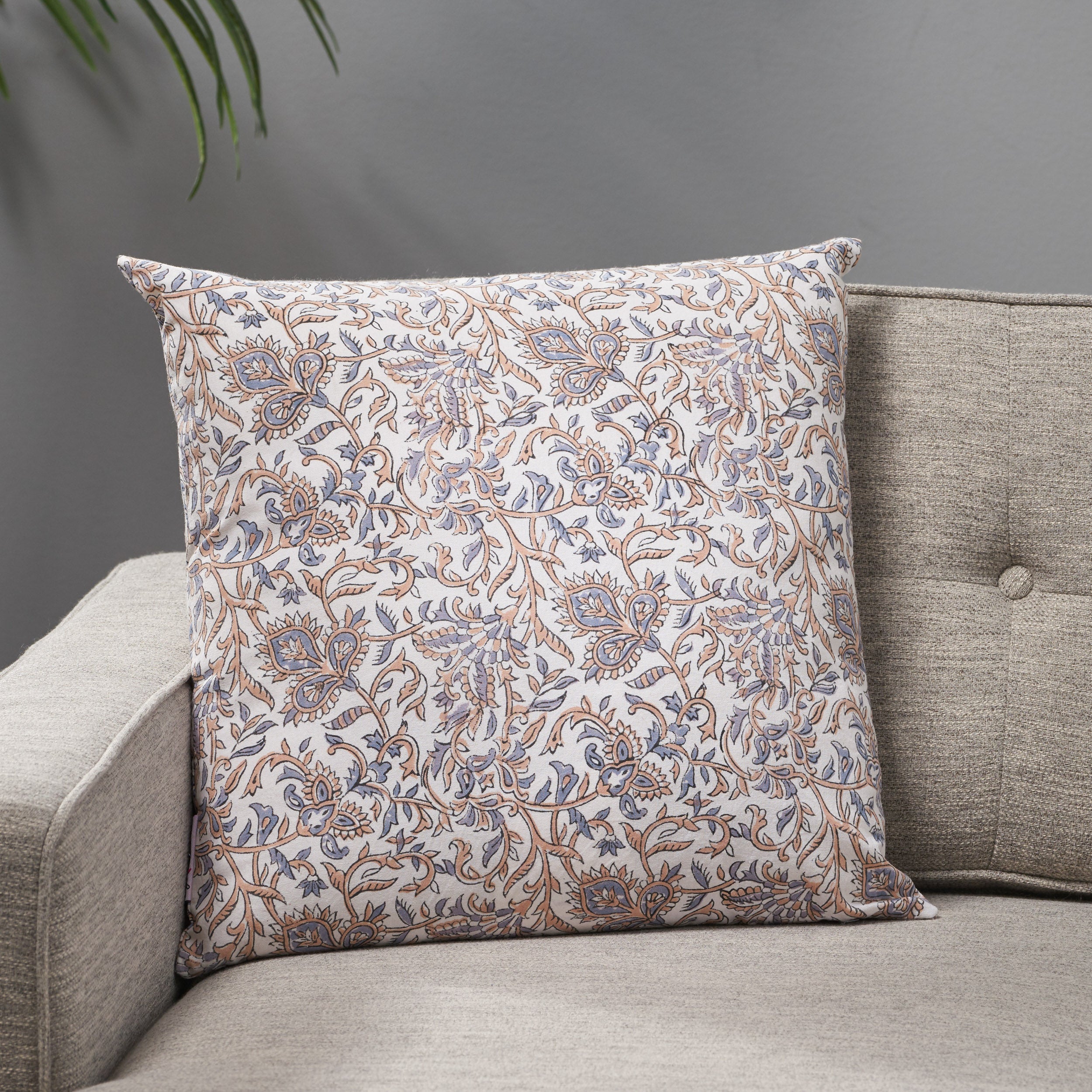 Keiko Modern Fabric Throw Pillow