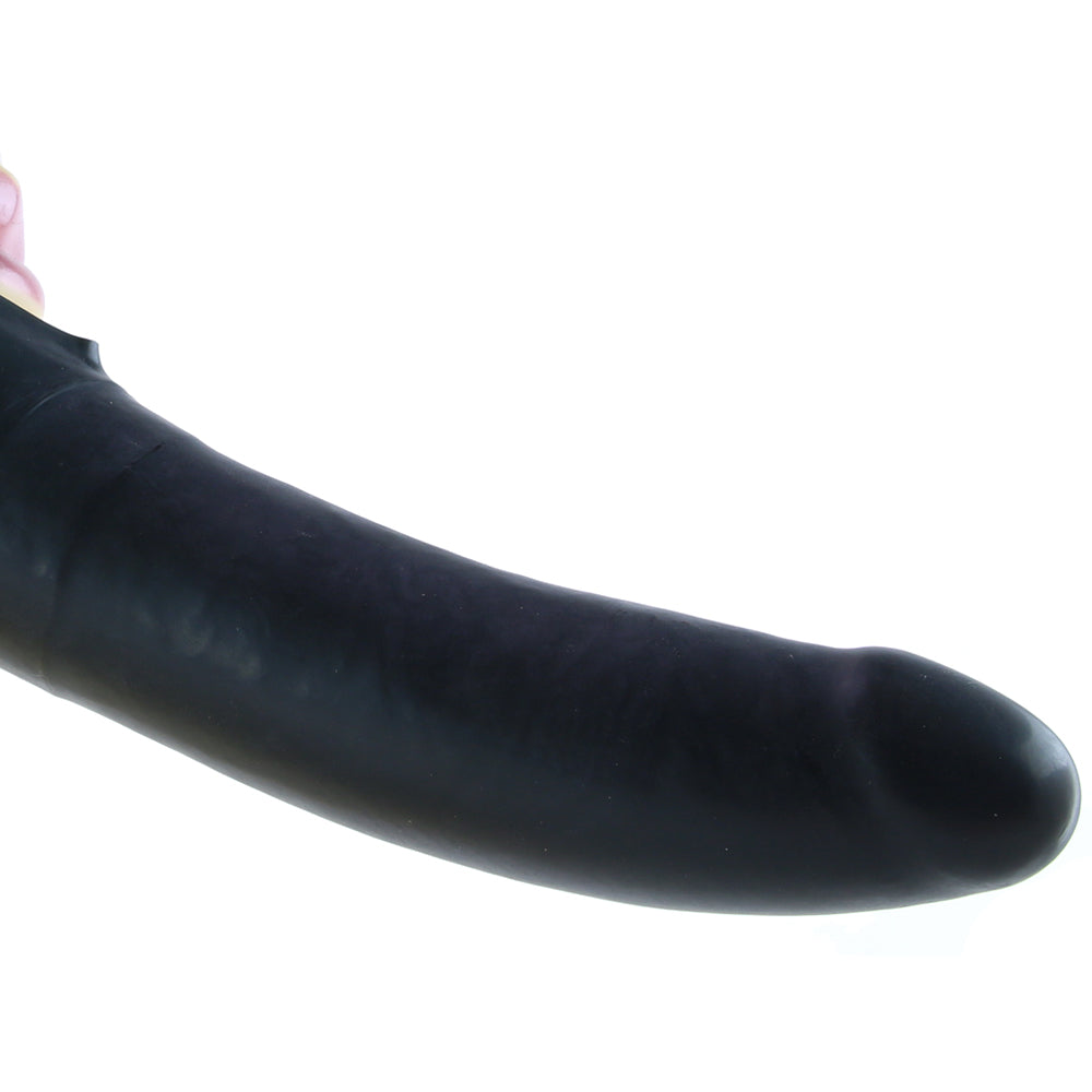 Accommodator Chin Strap-On Dildo in Black