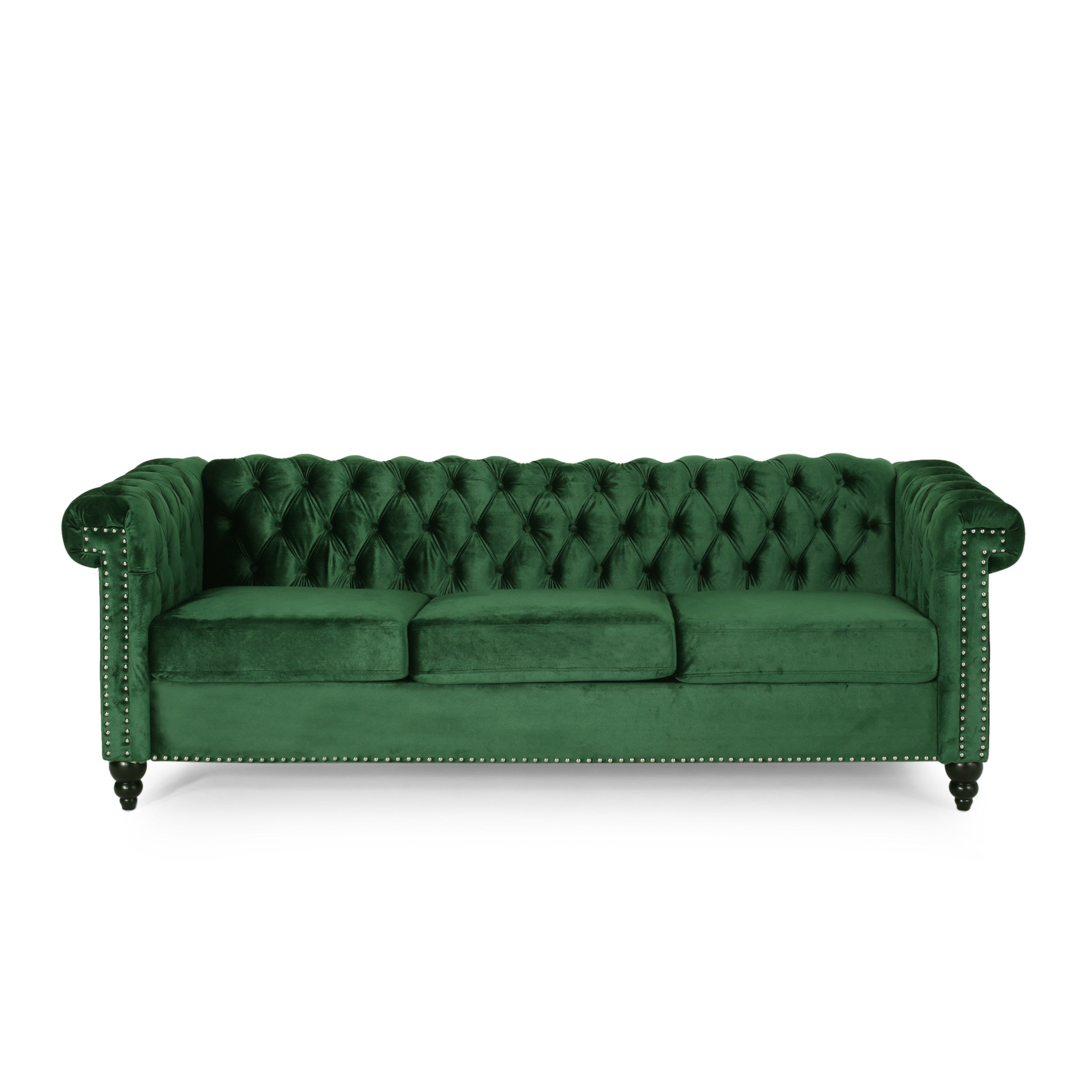 Zyiere Tufted Chesterfield 3 Seater Sofa