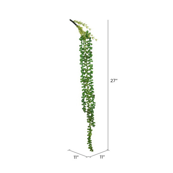 Vickerman String of Pearls Green PK/3