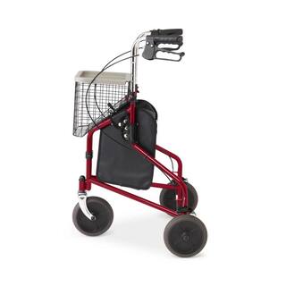 3-Wheeled Rollator Red MDS86840TRIR