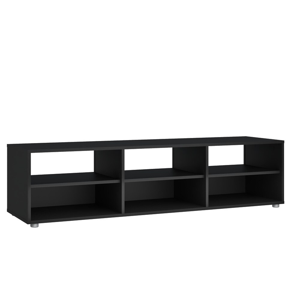 Porch   Den Media 6 Shelf TV Stand