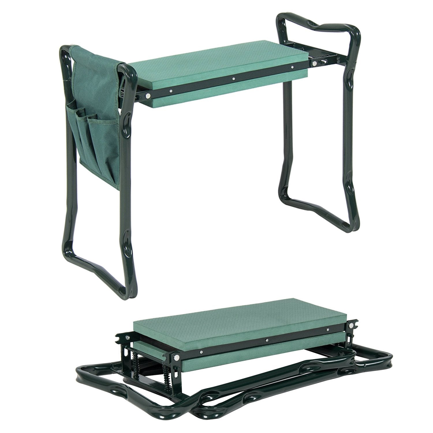 Garden Kneeler And Seat - Protects Your Knees, Clothes From Dirt & Grass Stains - Foldable Stool For Ease Of Storage