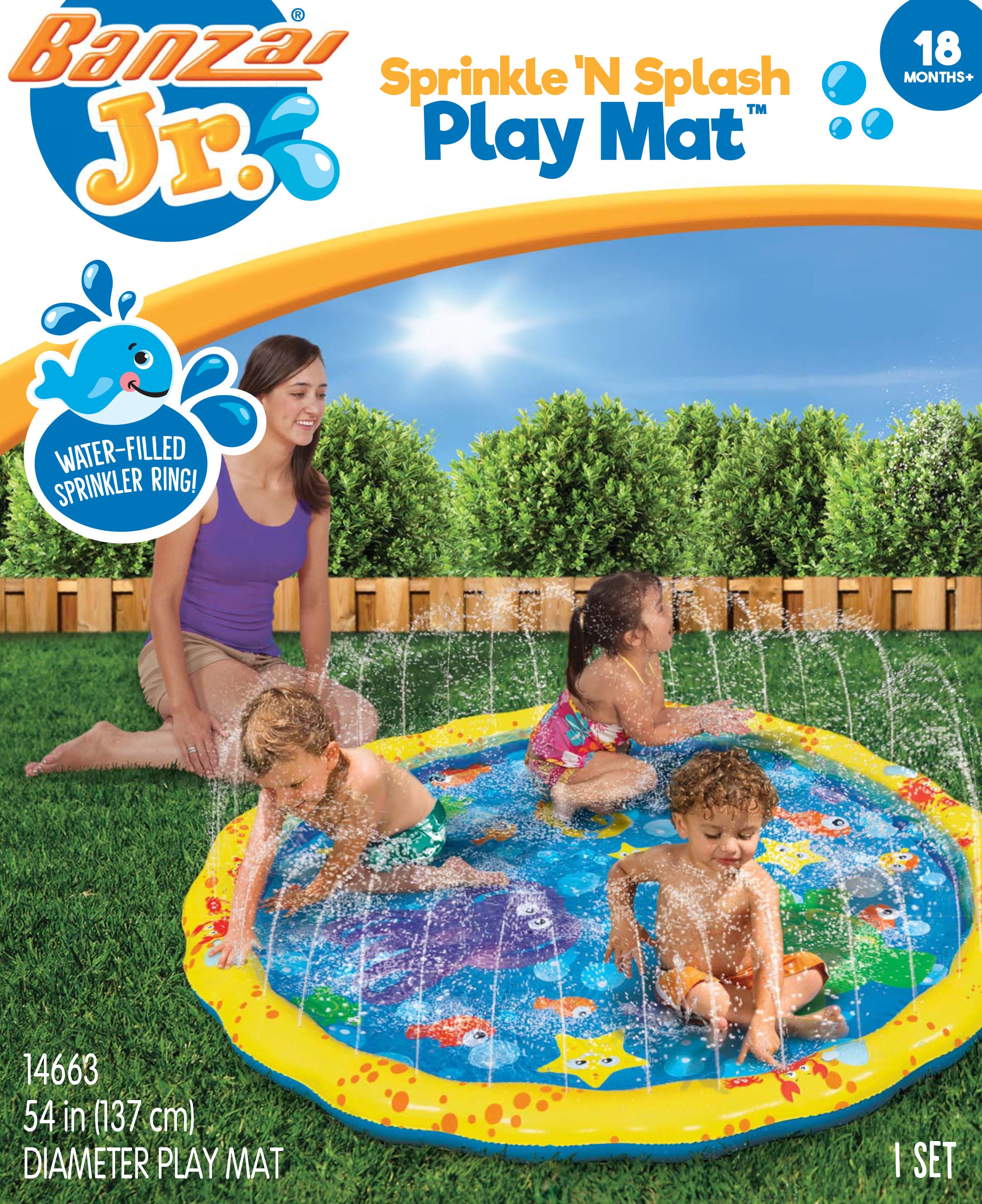 54"D SPRINKLE 'N SPLASH PLAY MAT