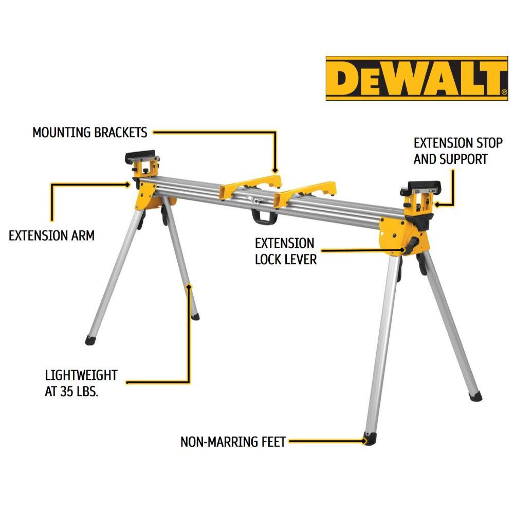 DW 29 lbs. Heavy Duty Miter Saw Stand with 500 lbs. Capacity DWX723