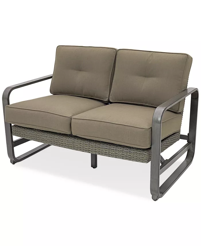 Agio CLOSEOUT! Ellsworth Outdoor 3-Pc. Chat Set (1 Fire Pit 1 Loveseat and 1 Club Chair)