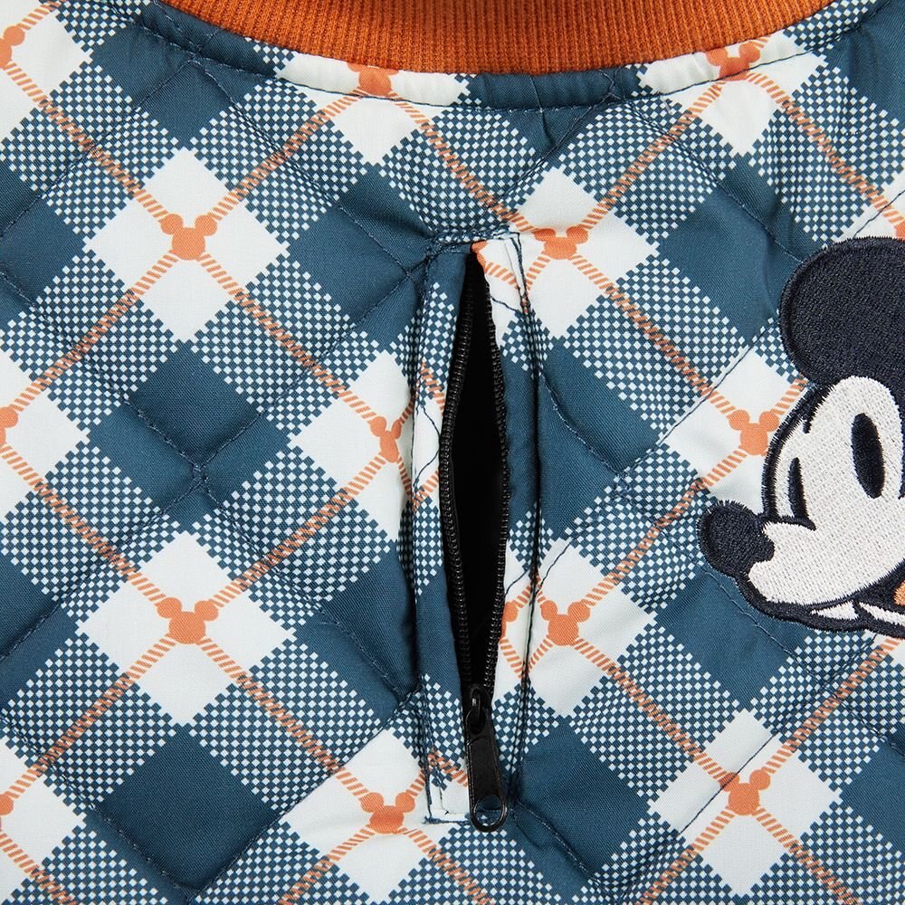 Disney Lightweight Mickey Quilted Bomber Dog and Cat Jacket