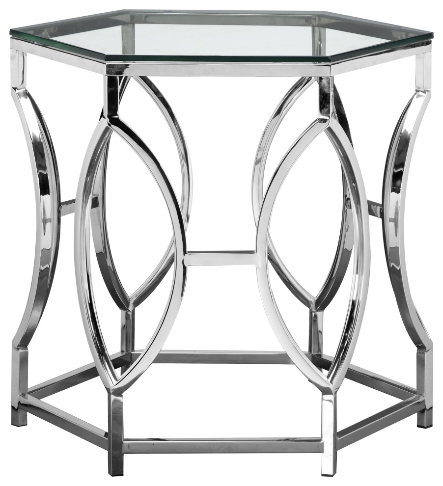 Arthur Side Table  Steel   Contemporary   Side Tables And End Tables   by American Home Classic  Houzz